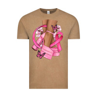 Vintage Coffee breast cancer diva Vintage Tee - NancyCooperArtShop