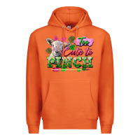 Carrot Too Cute To Pinch Premium Hoodie - FaDigitalArtStudio
