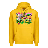 Lemon Too Cute To Pinch Premium Hoodie - FaDigitalArtStudio