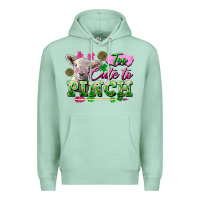 Seafoam Too Cute To Pinch Premium Hoodie - FaDigitalArtStudio