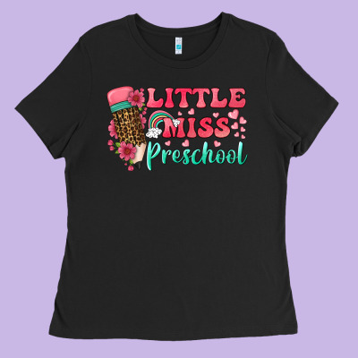 Little Miss Preschool Ladies Tee Designed By Bundleandbundleshop