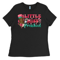 Black little miss preschool Ladies Tee - BundleAndBundleShop