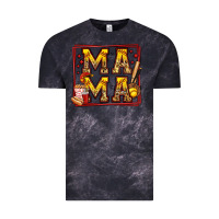 Cloud Black softball mama Vintage Tee - Jasminsmagicworld