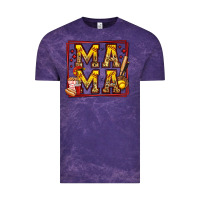 Cloud Purple softball mama Vintage Tee - Jasminsmagicworld