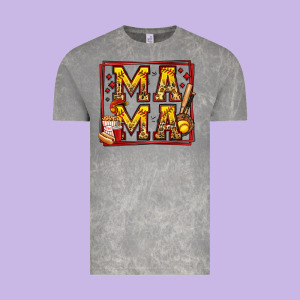 Softball Mama Vintage Tee Designed By Jasminsmagicworld