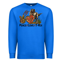 True Royal Peace Love T Rex Premium Sweatshirt - LillyAllenDesigns