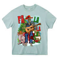 Arona Fa la la la skeleton farm Heavy Core Tee - NancyCooperArtShop