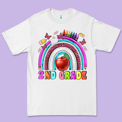 2 Nd Grade Premium Tee Designed By Bundleandbundleshop