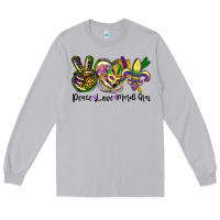 Moon Dust peace love mardi gras Long Sleeve Tee - CowGirlArtShop