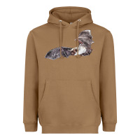 Toasted Coconut mexican free tailed bat Heavyweight Hoodie - LillyAllenDesigns