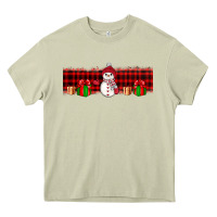 Mossy Christmas snowman Heavy Core Tee - JahusDesignShop