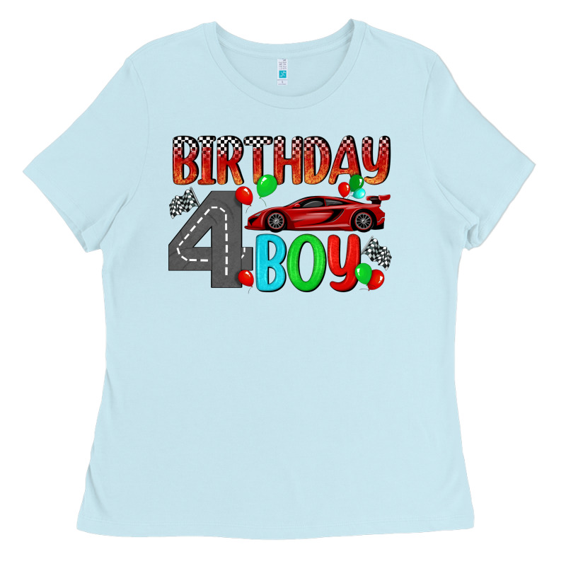 Birthday Boy 4 Ladies Tee by BundleAndBundleShop | Teevron