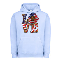 Pigment Grape Ice patriotic sunflower love Urban Hoodie - BarkalooDesign