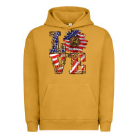 Pigment Peanut Butter patriotic sunflower love Urban Hoodie - BarkalooDesign