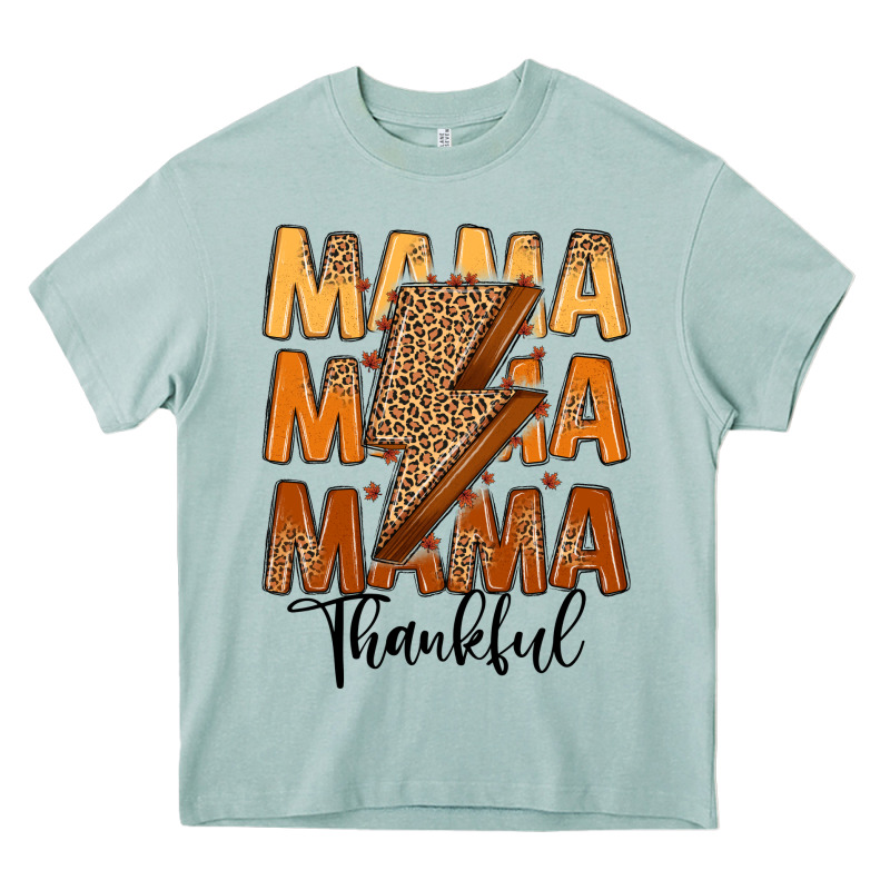 Thankful Mama Heavy Core Tee by MaliasSmallBusiness | Teevron