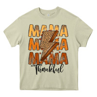 Mossy Thankful Mama Heavy Core Tee - MaliasSmallBusiness