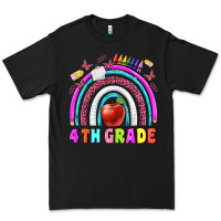Black 4 th  grade Premium Tee - BundleAndBundleShop