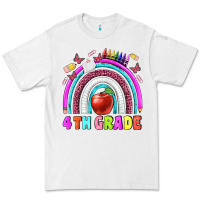White 4 th  grade Premium Tee - BundleAndBundleShop