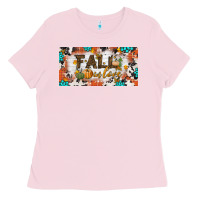 Bubblegum Pink fall in love license plate Ladies Tee - BundleAndBundleShop