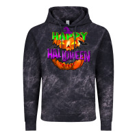 Cloud Black Happy Halloween Vintage Hoodie - NancyCooperArtShop
