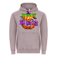 Vintage Zinc Happy Halloween Vintage Hoodie - NancyCooperArtShop