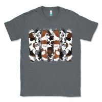 Charcoal Heather cowhide brushstrokes Classic Tee - RanaPortraitStore