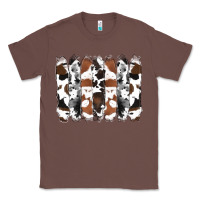 Chestnut cowhide brushstrokes Classic Tee - RanaPortraitStore