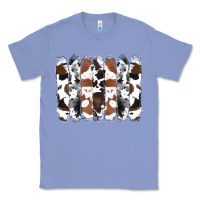 Colony Blue cowhide brushstrokes Classic Tee - RanaPortraitStore