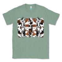 Sage cowhide brushstrokes Classic Tee - RanaPortraitStore