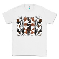 White cowhide brushstrokes Classic Tee - RanaPortraitStore