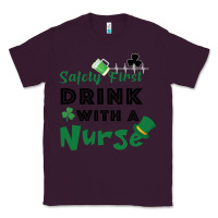 Plum Safety First Drink With A Nurse Classic Tee - Bettercallsaul