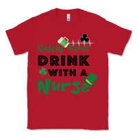 Red Safety First Drink With A Nurse Classic Tee - Bettercallsaul