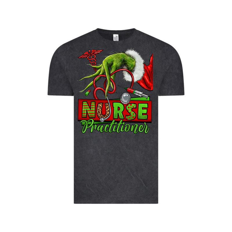 Christmas Character Nurse Vintage Tee by NancyCooperArtShop | Teevron