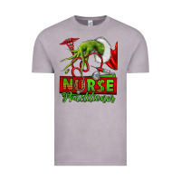 Vintage Zinc Christmas Character Nurse Vintage Tee - NancyCooperArtShop