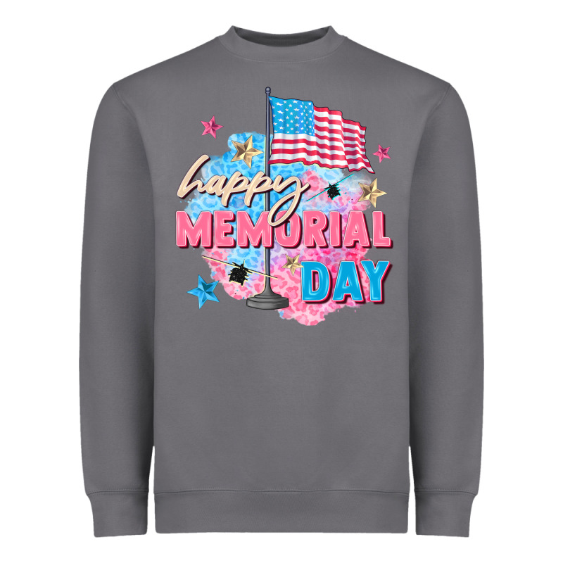 Happy Memorial Day Heavyweight Sweatshirt by FaDigitalArtStudio | Teevron