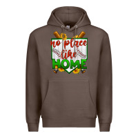 Coffee no place like home baseball Premium Hoodie - BundleAndBundleShop