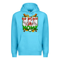 Ocean Blue no place like home baseball Premium Hoodie - BundleAndBundleShop