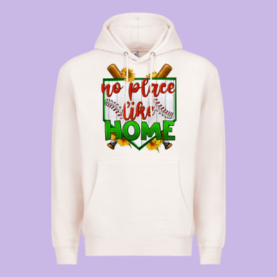 No Place Like Home Baseball Premium Hoodie Designed By Bundleandbundleshop