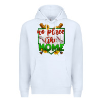 White no place like home baseball Premium Hoodie - BundleAndBundleShop