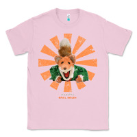 Bubblegum Pink basil brush retro japanese Classic Tee - tuanDangUi