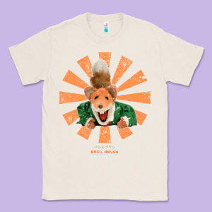 Basil Brush Retro Japanese Classic Tee Designed By Tuandangui