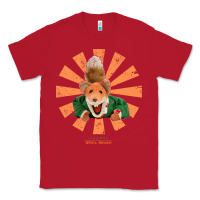 Red basil brush retro japanese Classic Tee - tuanDangUi