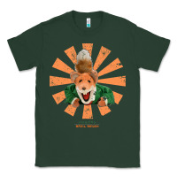 Sports Green basil brush retro japanese Classic Tee - tuanDangUi
