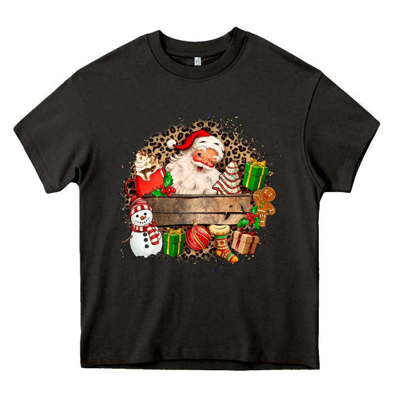 Santa Heavy Core Tee by MaliasSmallBusiness | Teevron