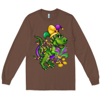 Chestnut mardi gras trex Long Sleeve Tee - CowGirlArtShop