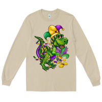 Mushroom mardi gras trex Long Sleeve Tee - CowGirlArtShop