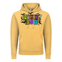 Vintage Mustard Halloween howdy boo Vintage Hoodie - NancyCooperArtShop