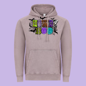 Halloween Howdy Boo Vintage Hoodie Designed By Nancycooperartshop