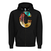 Black farm life alphabet lowercase letters c Zipper Hoodie - BundleAndBundleShop