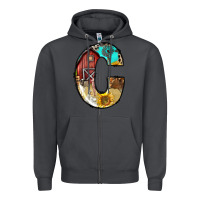 Smoke farm life alphabet lowercase letters c Zipper Hoodie - BundleAndBundleShop